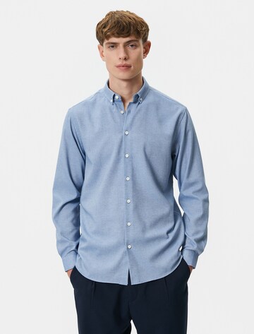 Koton Regular fit Button Up Shirt in Blue: front