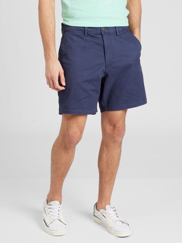 GAP Regular Chino 'ESSENTIAL' in Blauw: voorkant