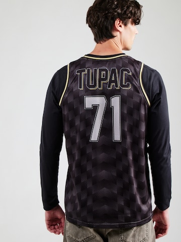 AMPLIFIED Shirt 'TUPAC B BALL' in Zwart
