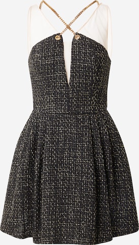 Robe Elisabetta Franchi en noir : devant