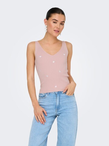 Tops en tricot 'JDYNANNA' JDY en rose : devant