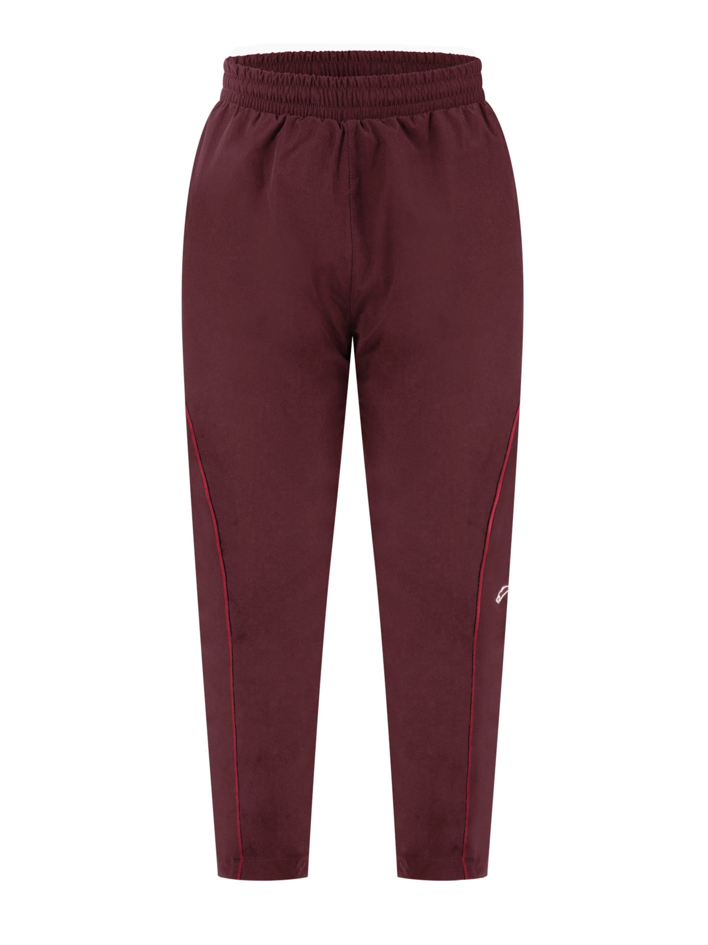 Loosefit Pantalon de sport 'Kyson' Smilodox en rouge : devant
