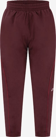 Loosefit Pantalon de sport 'Kyson' Smilodox en rouge : devant