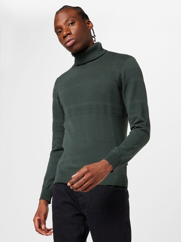 BLEND Sweater in Green: front