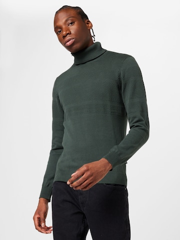 BLEND Pullover i grøn: forside