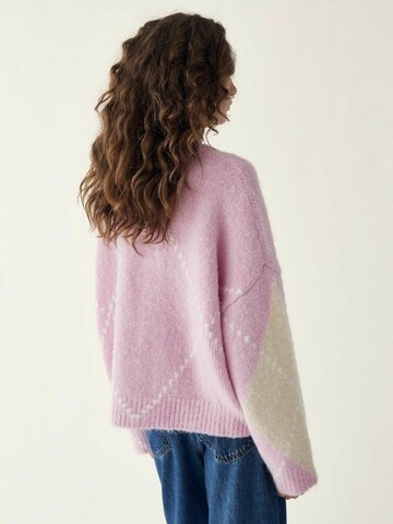 Pull-over ' Lai ' Noella en rose