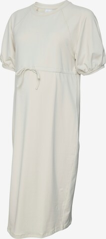 Robe 'Whitney' MAMALICIOUS en blanc : devant