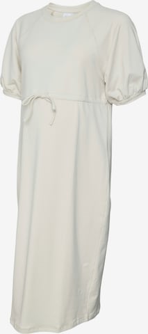 Robe 'Whitney' MAMALICIOUS en blanc : devant