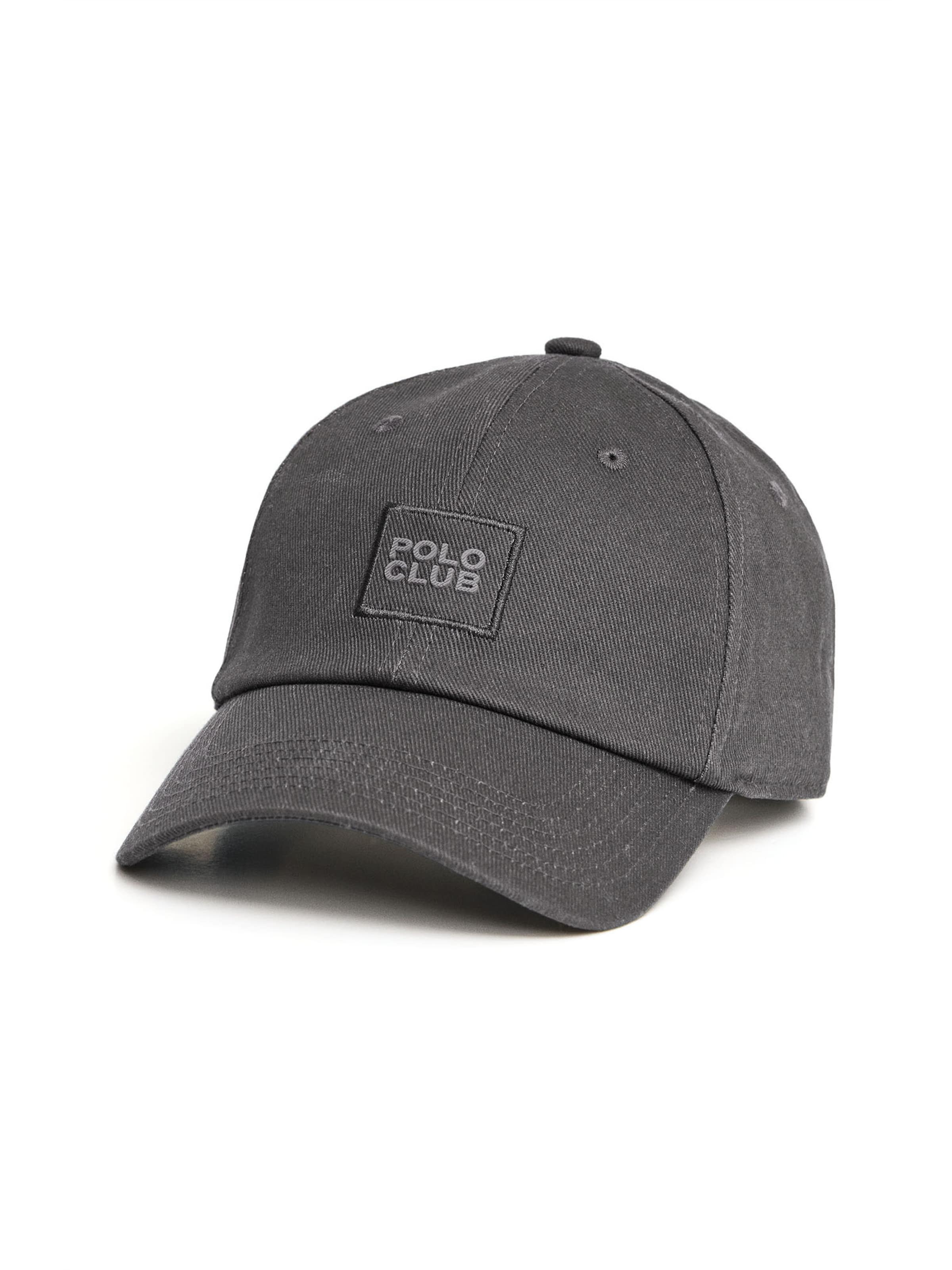Polo Club Cap in Grey: front