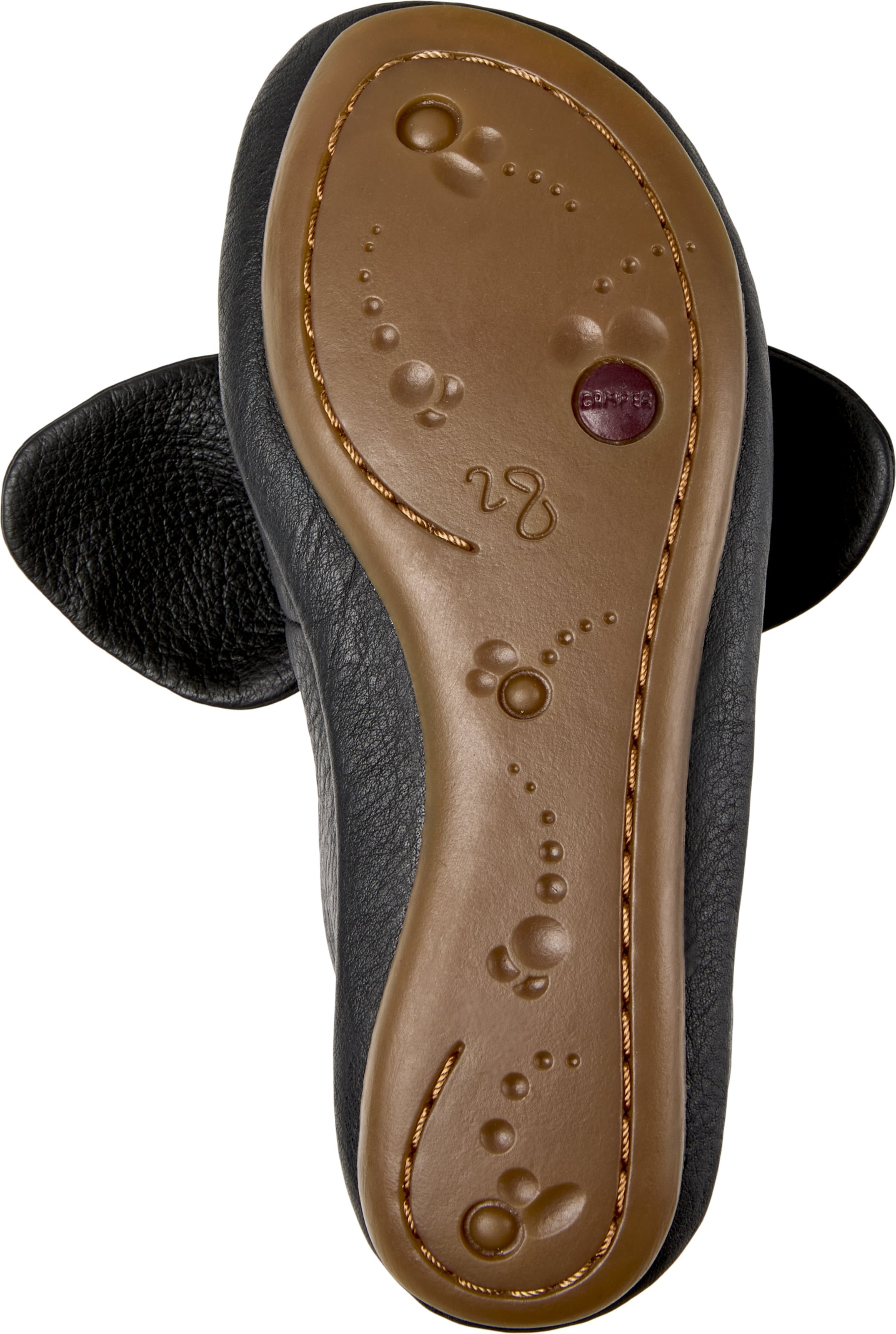 CAMPER Ballerina 'Right' in Schwarz