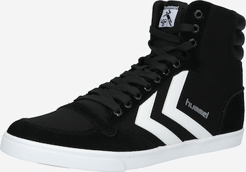 Sneaker alta 'Slimmer Stadil' di Hummel in nero: frontale