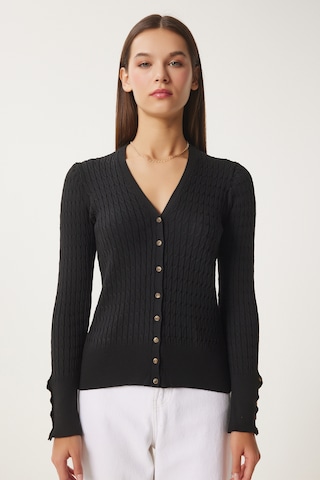Cardigan Happiness İstanbul en noir : devant