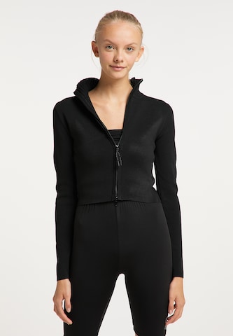 Cardigan myMo ATHLSR en noir : devant