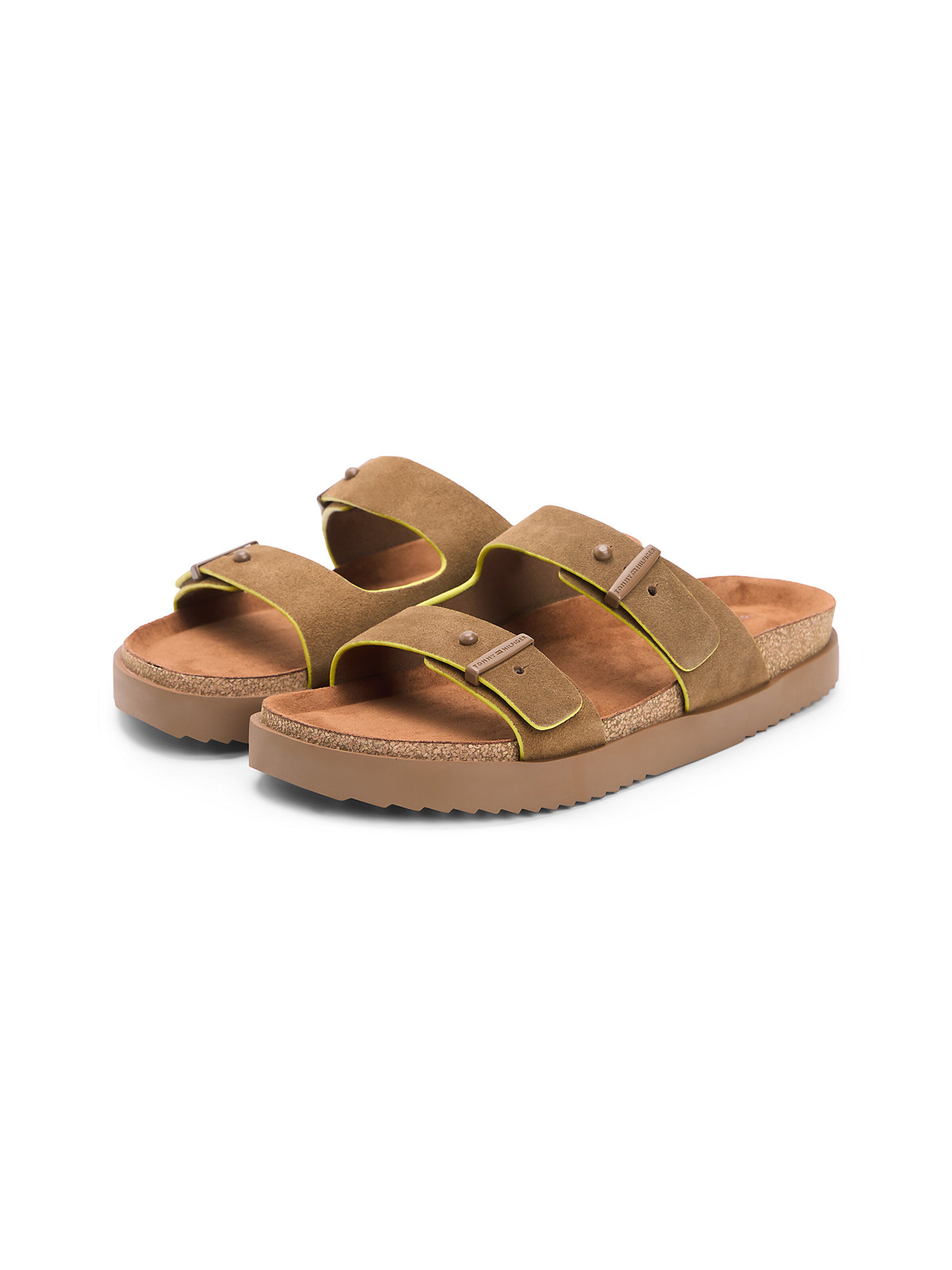 TOMMY HILFIGER Pantolette in Braun