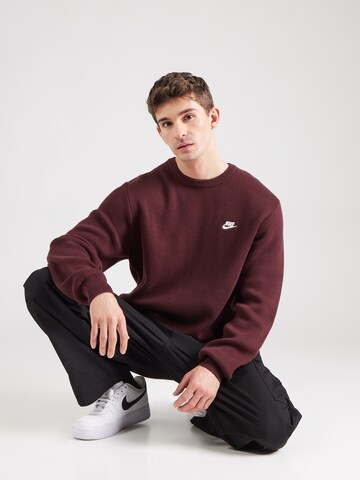 Pull-over 'CLUB' Nike Sportswear en rouge