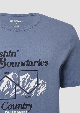 T-Shirt s.Oliver en bleu