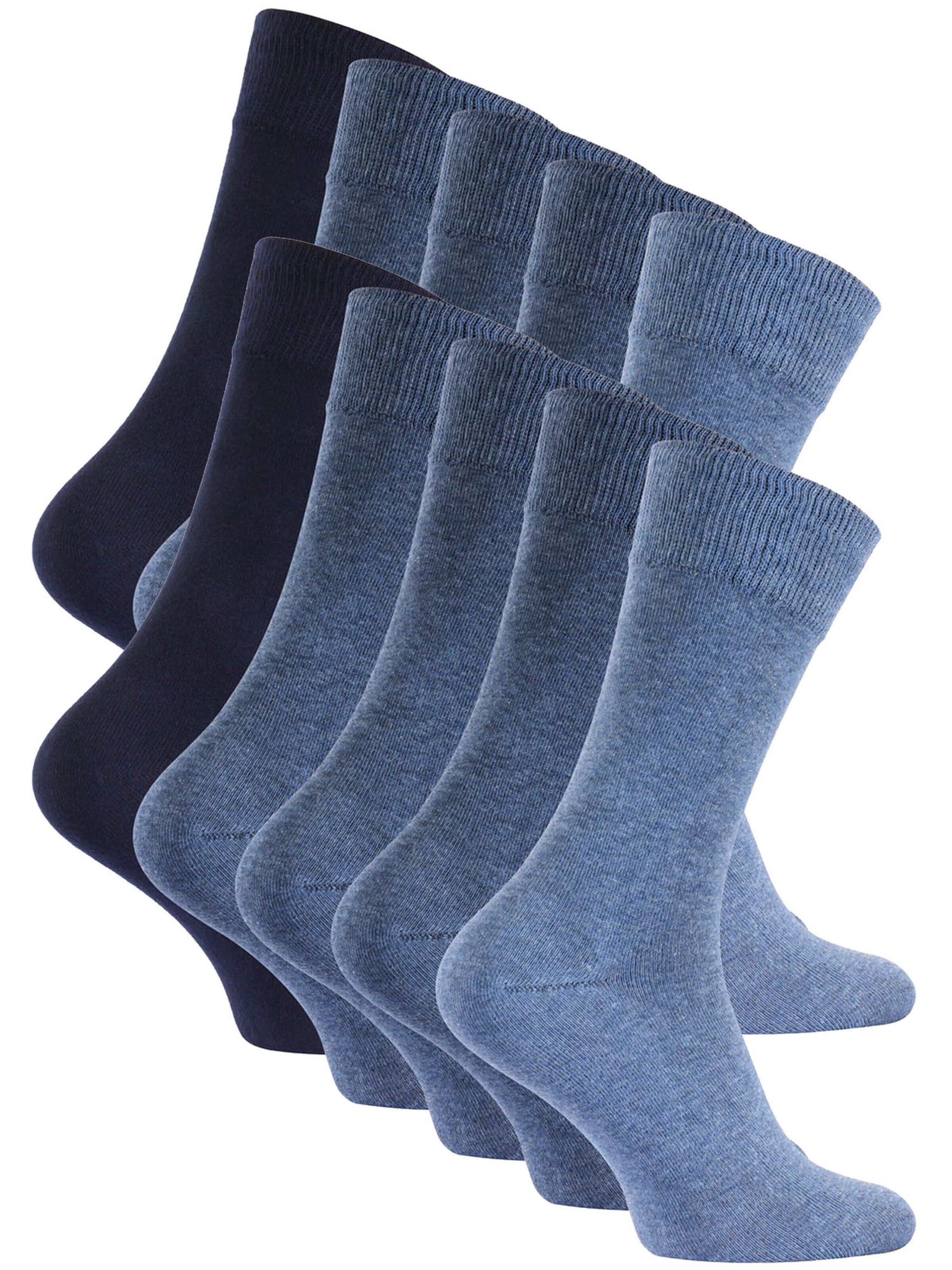 Reslad Socks 'RS6129' in Blue: front