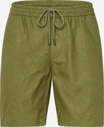 BURTON MENSWEAR LONDON - regular Pantalón en verde: frente
