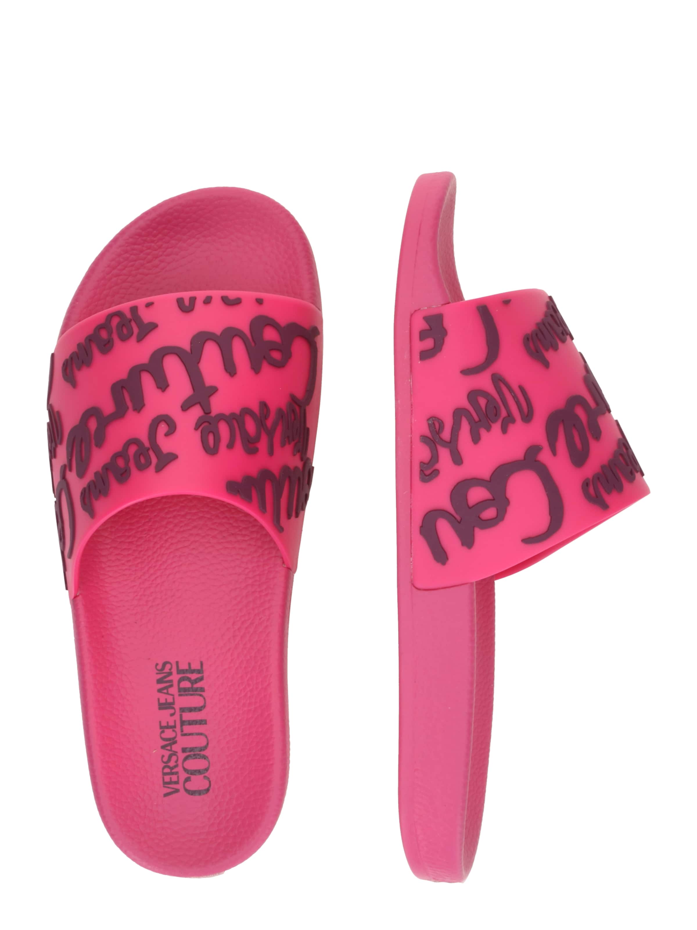 rožinė Versace Jeans Couture Šlepetės