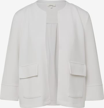 s.Oliver Sweat jacket in Beige: front