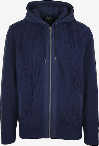 Carlo Colucci Sweat jacket 'Fieri' in Blue: front