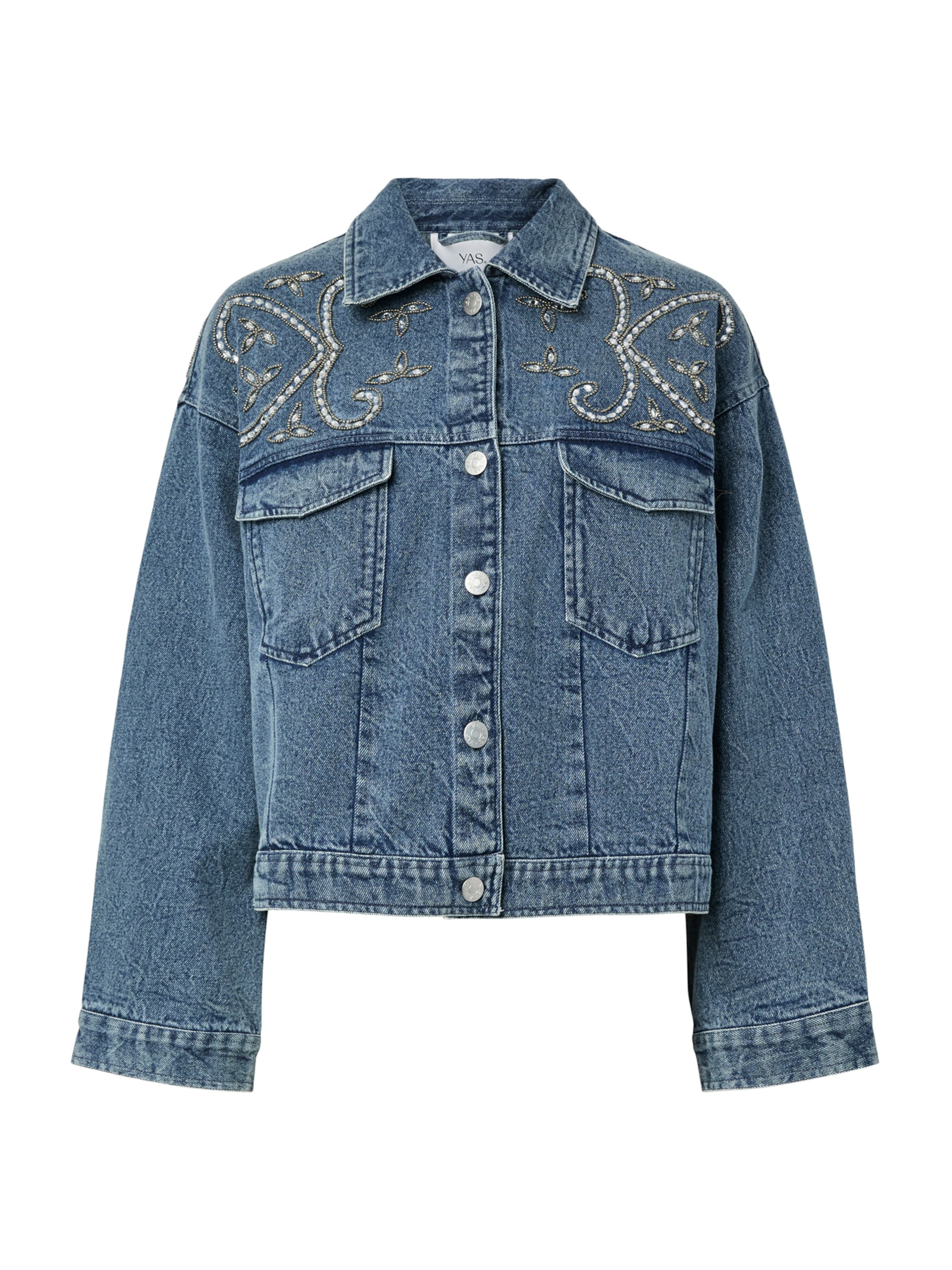YAS Starpsezonu jaka 'YASVISION', krāsa - zils džinss, Preces skats