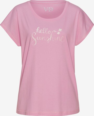 VIVANCE T-shirt 'Dreams' i rosa: framsida