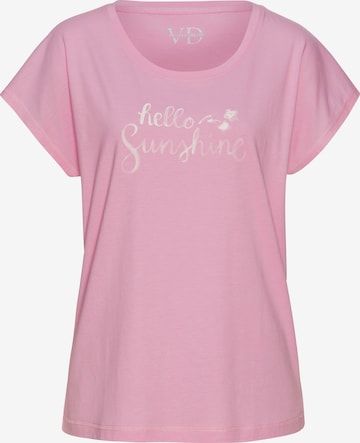 T-shirt 'Dreams' VIVANCE en rose : devant