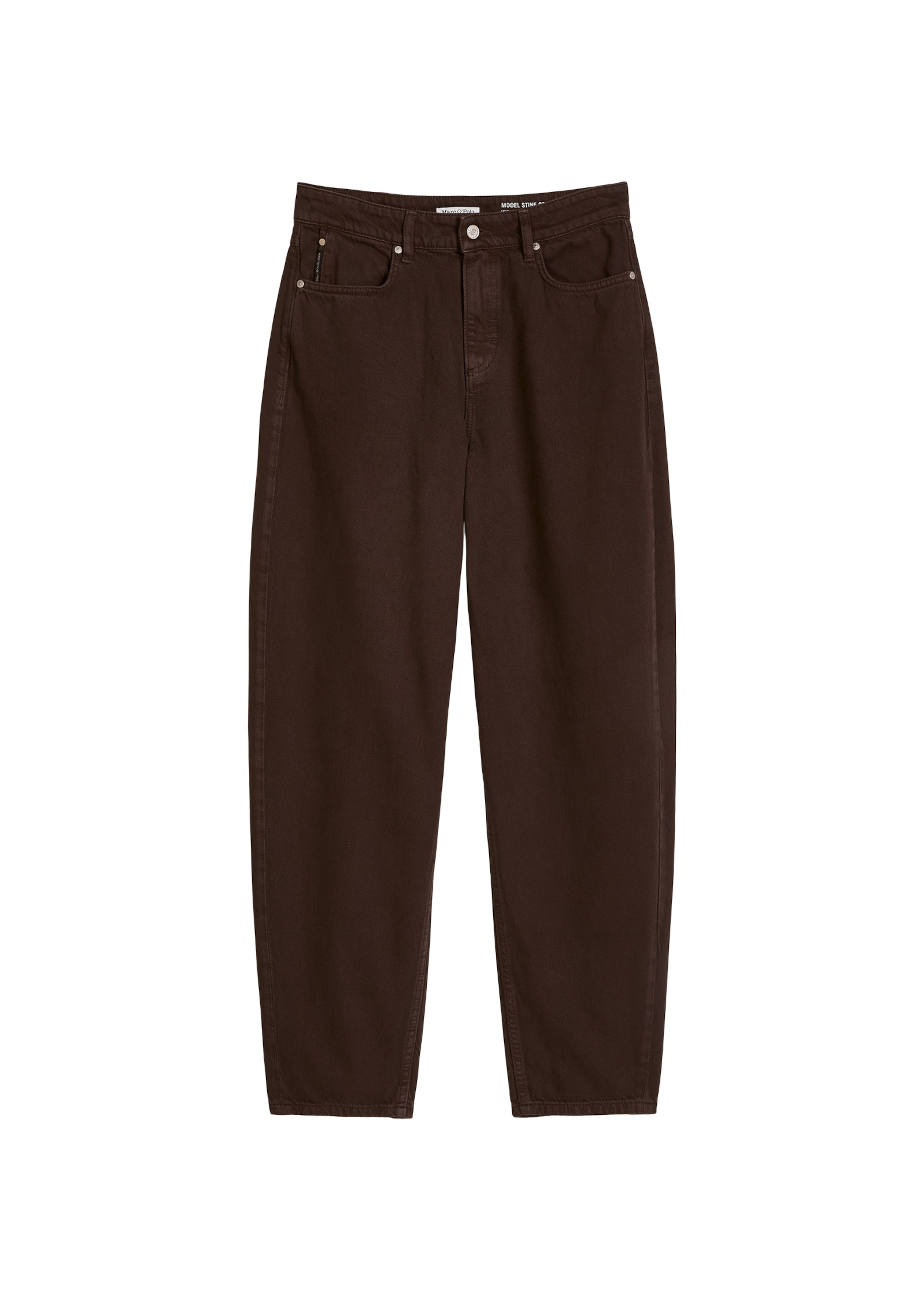 Marc O'Polo DENIM Regular Jeans in Bruin: voorkant
