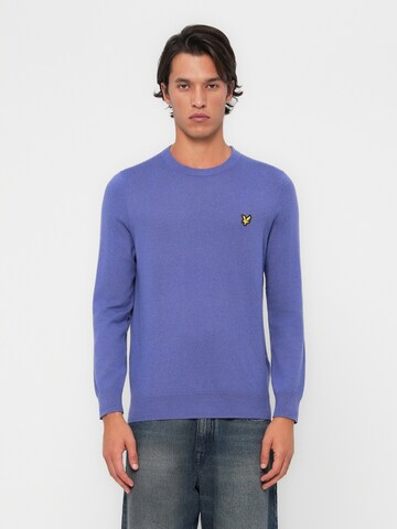 Lyle & Scott Πουλόβερ σε μπλε: μπροστά