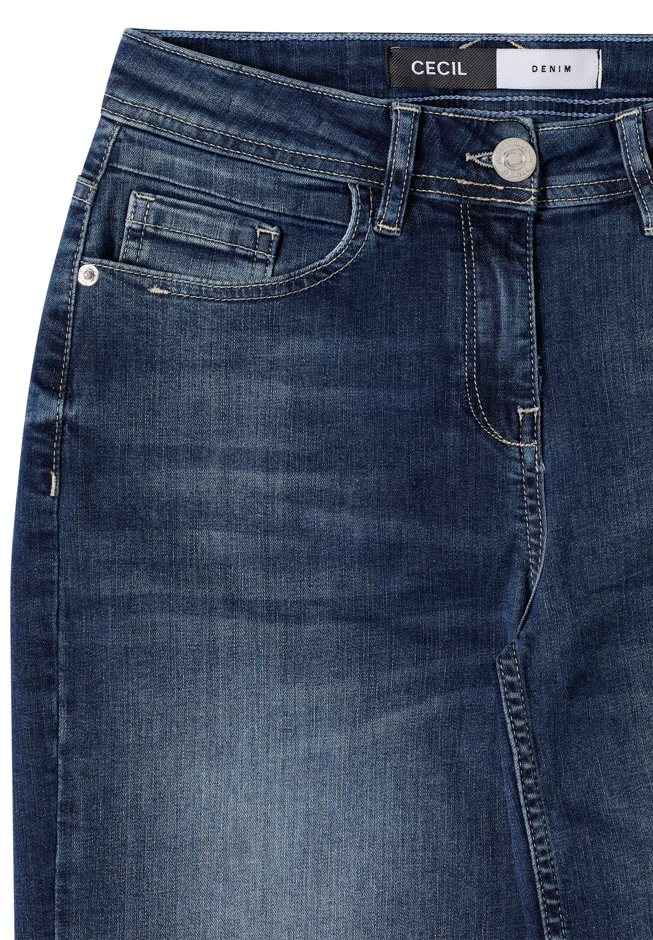 CECIL Regular Jeans in Blau