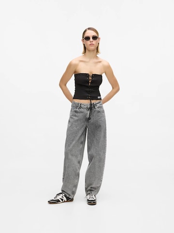 KARL LAGERFELD JEANS Barrel Джинсы в Серый: спереди
