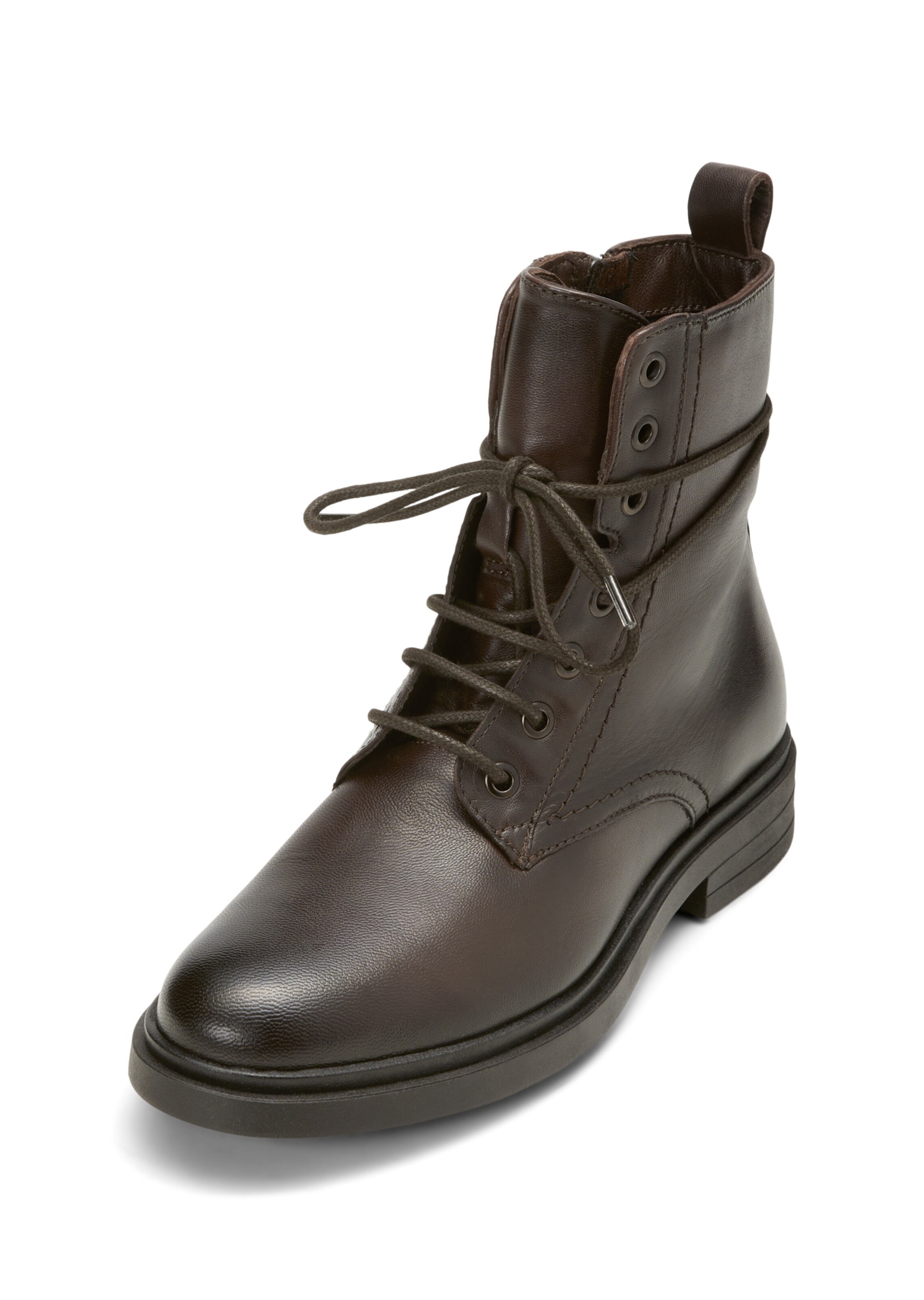 Bottines lacets Marc O Polo en Brun Fonc ABOUT YOU