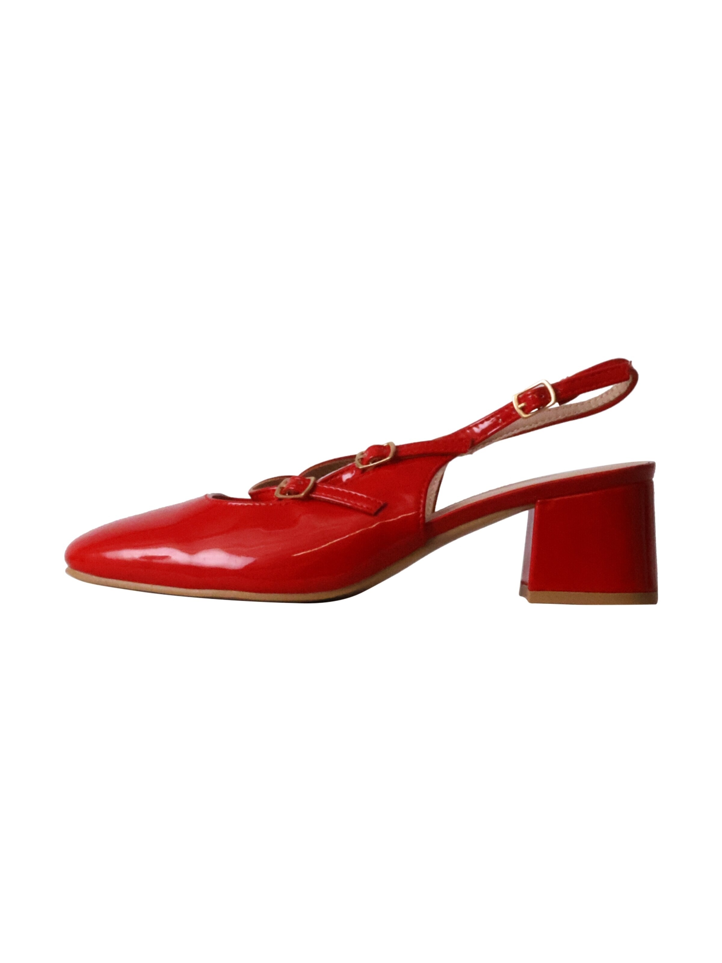 Sixth Sense - Zapatos con plataforma 'Pumps' en rojo: frente