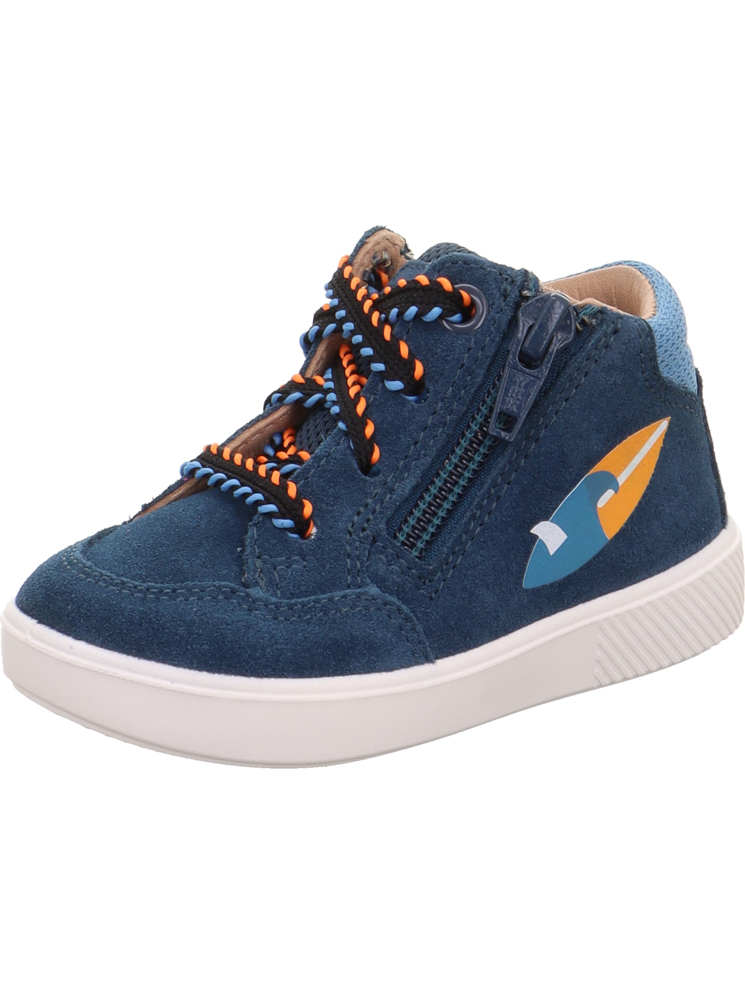 SUPERFIT First-Step Shoes 'Supies' in 21 in Opal / Dark blue / Orange, Item view