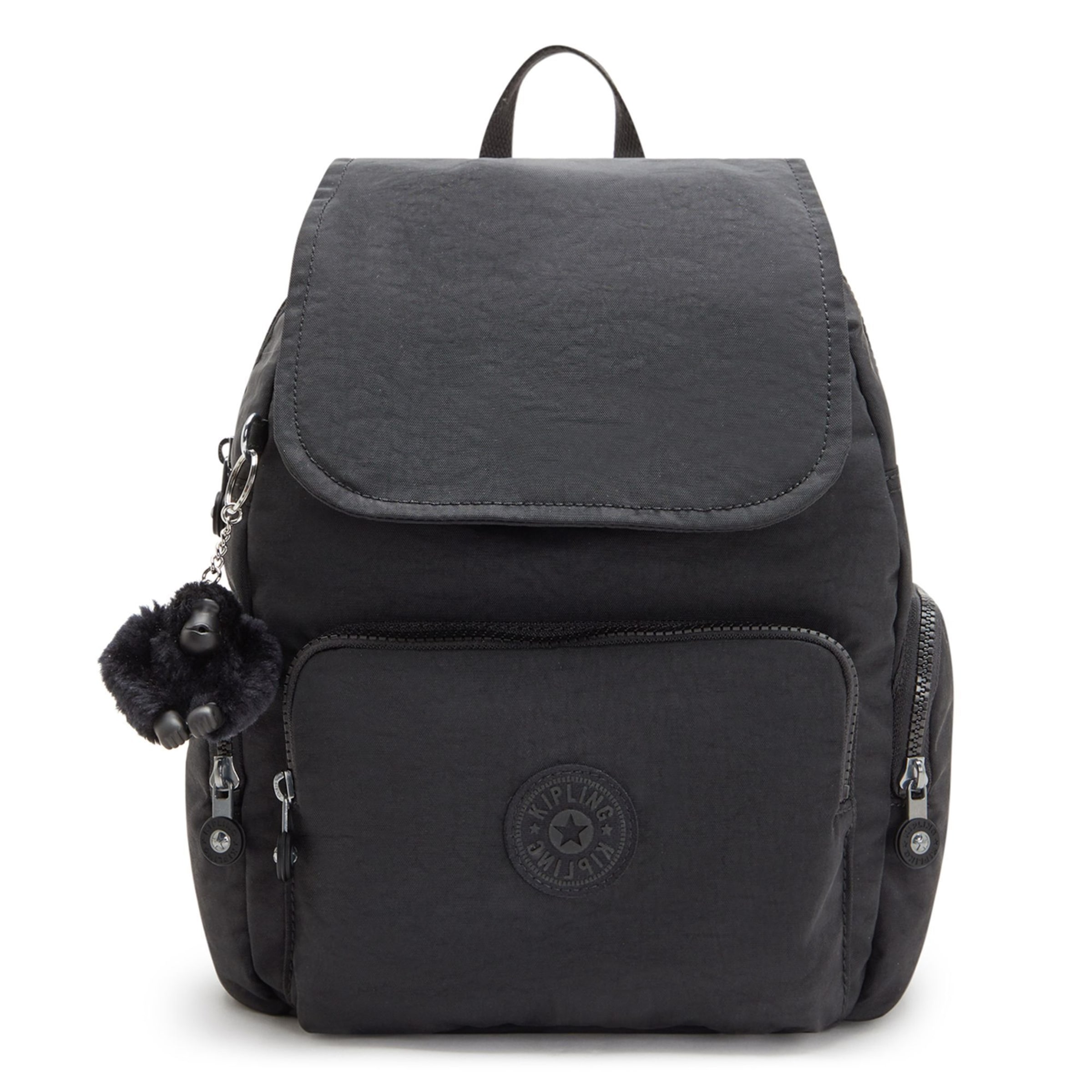 KIPLING City Zip S City Rucksack S 33.5 cm in Schwarz: Vorderseite