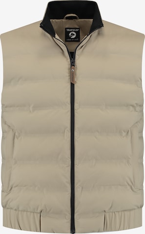 Travelin Vest in Brown: front