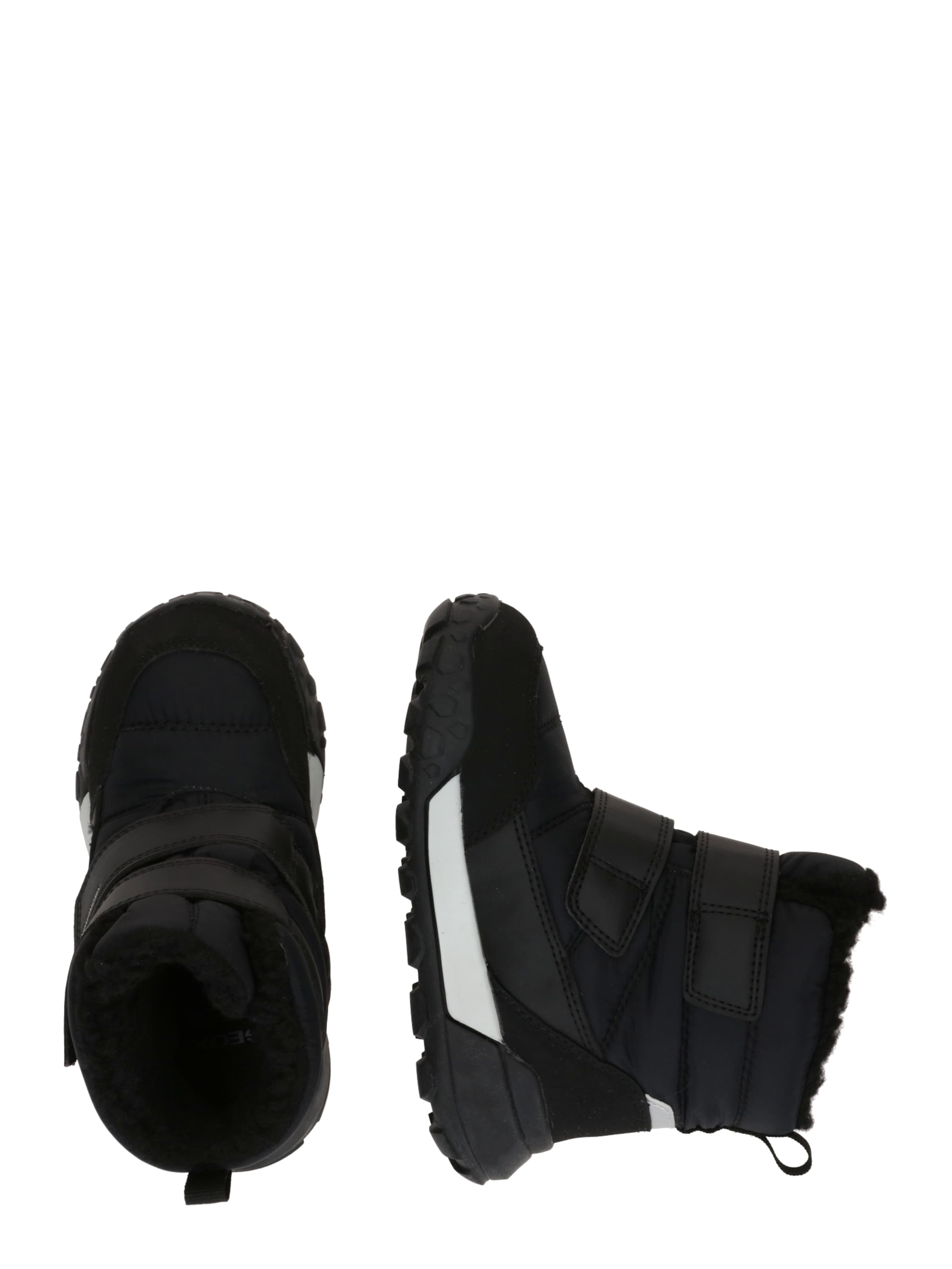 GEOX Snowboots 'TREKKYUP' in Schwarz