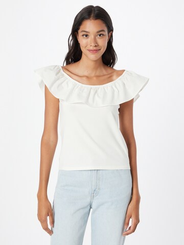 Lindex Shirt in White: front