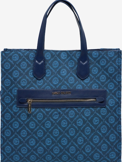 Carlo Colucci Shopper ' Destefani ' in blau, Produktansicht