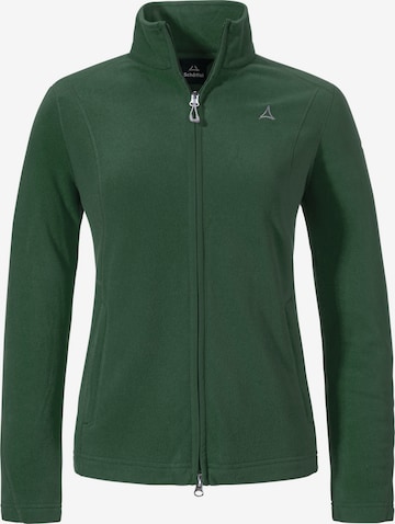 Veste en polaire fonctionnelle Schöffel en vert : devant