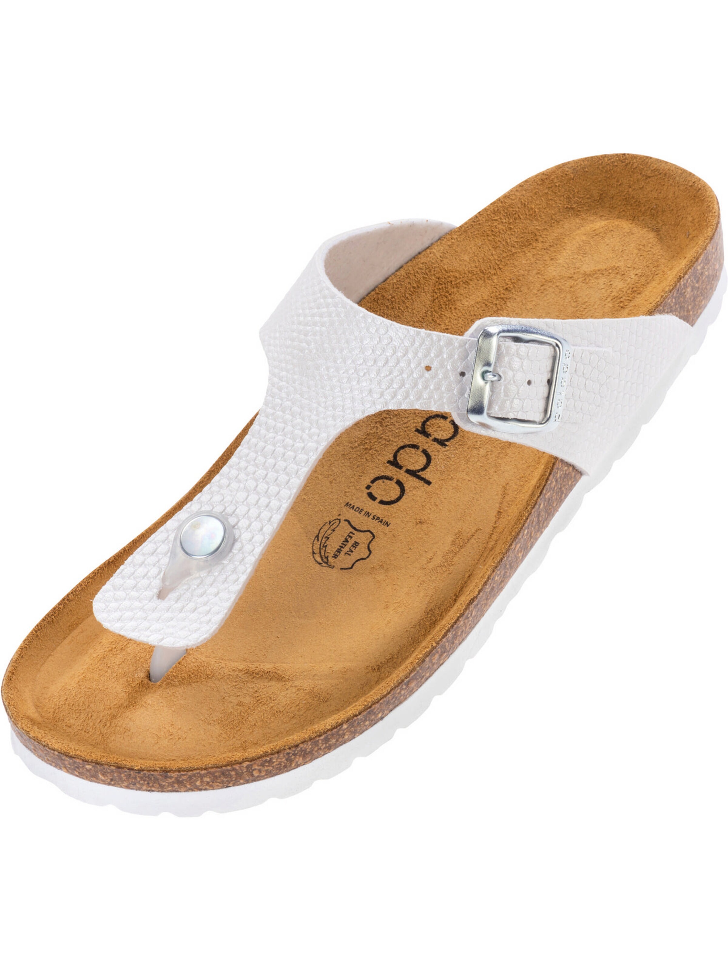 Palado T-Bar Sandals 'Kos Titano' in White: front
