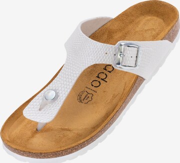 Palado T-Bar Sandals 'Kos Titano' in White: front