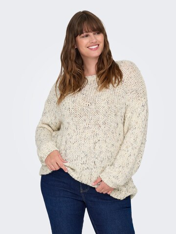 Pull-over 'CARWinter' ONLY Carmakoma en blanc