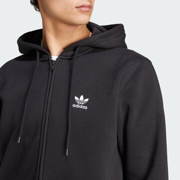 Giacca di felpa 'Trefoil Essentials' di ADIDAS ORIGINALS in nero