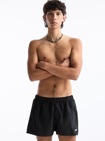 Pull&Bear Board Shorts in Black