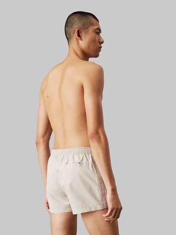 Calvin Klein Swimwear Zwemshorts in Beige