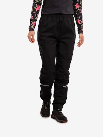 Rukka Regular Outdoor trousers 'Malkala' in Black: front
