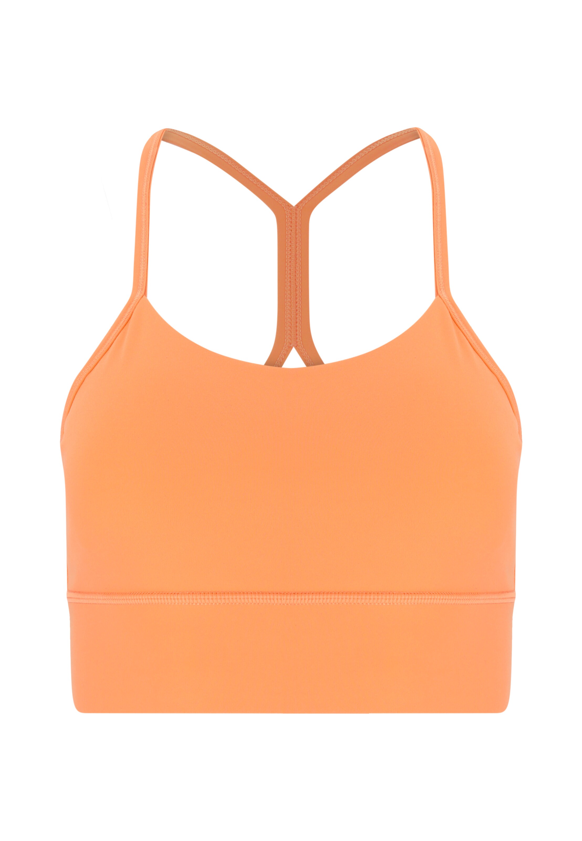 ENDURANCE Bralette Sports Bra 'Raleigh' in Orange: front
