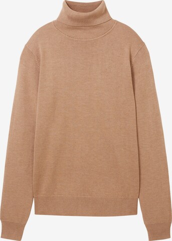 TOM TAILOR Sweater in Brown: front